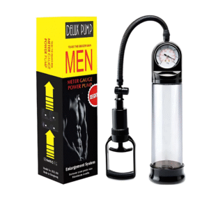 Delux Penis Pump With Pressure Meter Gauge