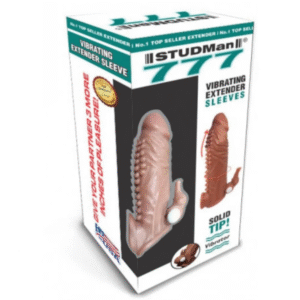 777 Spikey Vibrating Penis Sleeve Extender