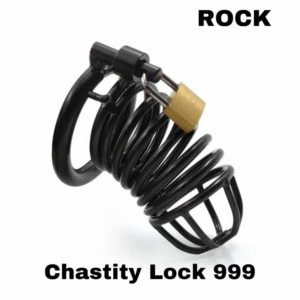 Black colour Steel Chastity Penis Cage