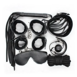 Bondage Kit 7pcs - Black