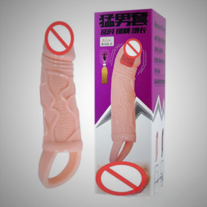 Vibrating Soft Silicone Penis Extender